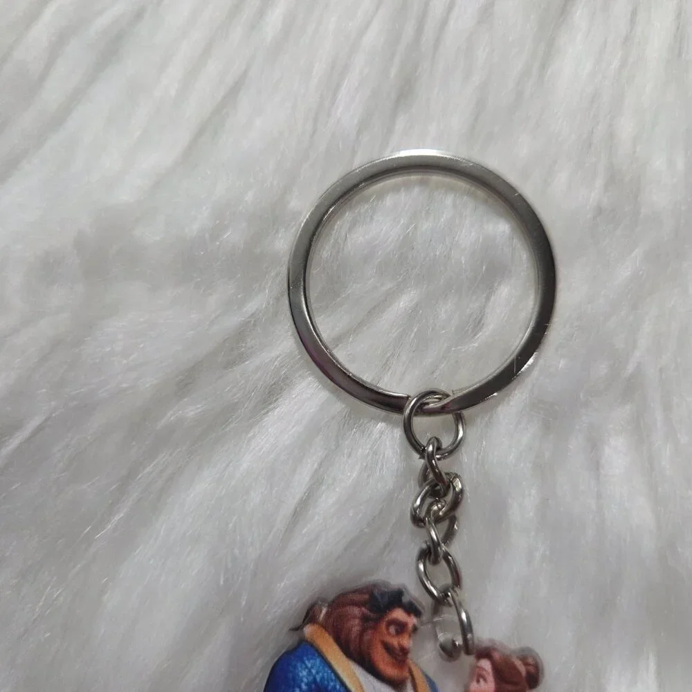 Beauty & the Beast Keychain